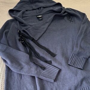 Netflix Shadow and Bone The Crows Hooded Cardigan - Asymmetrical - LG